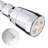 Shower Head Adjustable Shower Spray Fixed Showerhead Chrome Plated 1" Face