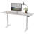 Skyscraper Electric Height Adjustable Standing Desk, Dual Motor and Digital Control with Memory, 72x24, White Top with White Frame-765077069-765077067