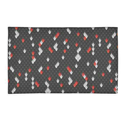 Chenille Geometric Indoor Rug
