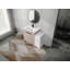 Meuble-lavabo autoportant de 42 po avec lavabo en céramique et armoires de rangement, porte à fermeture en douceur, armoire combinée 02430 + 0312, ensemble KD-130632255-130632251