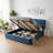 Gaillarde Hydraulic Lift Up Storage Upholstered Platform Bed-1201424307-1203892521