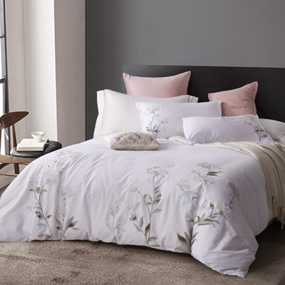 Bernadette Cotton Modern & Contemporary 3 Piece Duvet Cover Set