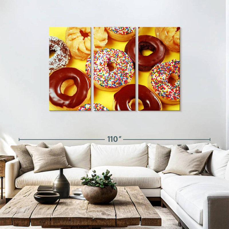 Yarlin Fresh Doughnuts, 48" H x 74" W