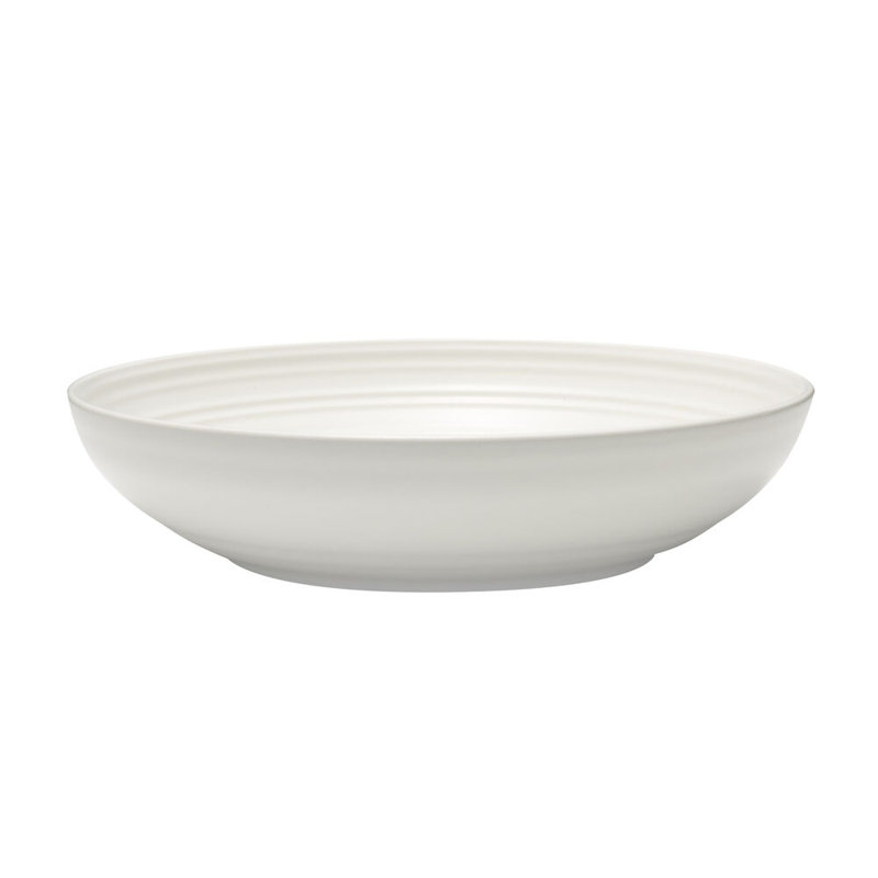 Swirl Coupe 16-Piece Dinnerware Set, Service for 4, White