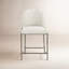 Astrud Upholstered Stool with Metal Frame-434248013-434248014