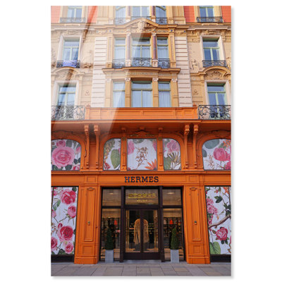 Décoration murale tendance Store Store and Flowers II par Notoriart, prêt à accrocher, 36 x 54