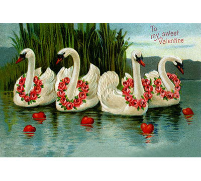 « to my doux valentine », impression