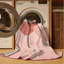 Tapis rose moderne et contemporain lavable à la machine Highbridge Valentines-329661216
