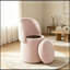 Fauteuil demi-tonneau avec rangement à plateau rabattable-1871779759