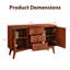 Buffet 47,3 po Mid Century Modern Buffet