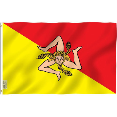 36"H X 60"W Sicily Flag Polyester House Flag