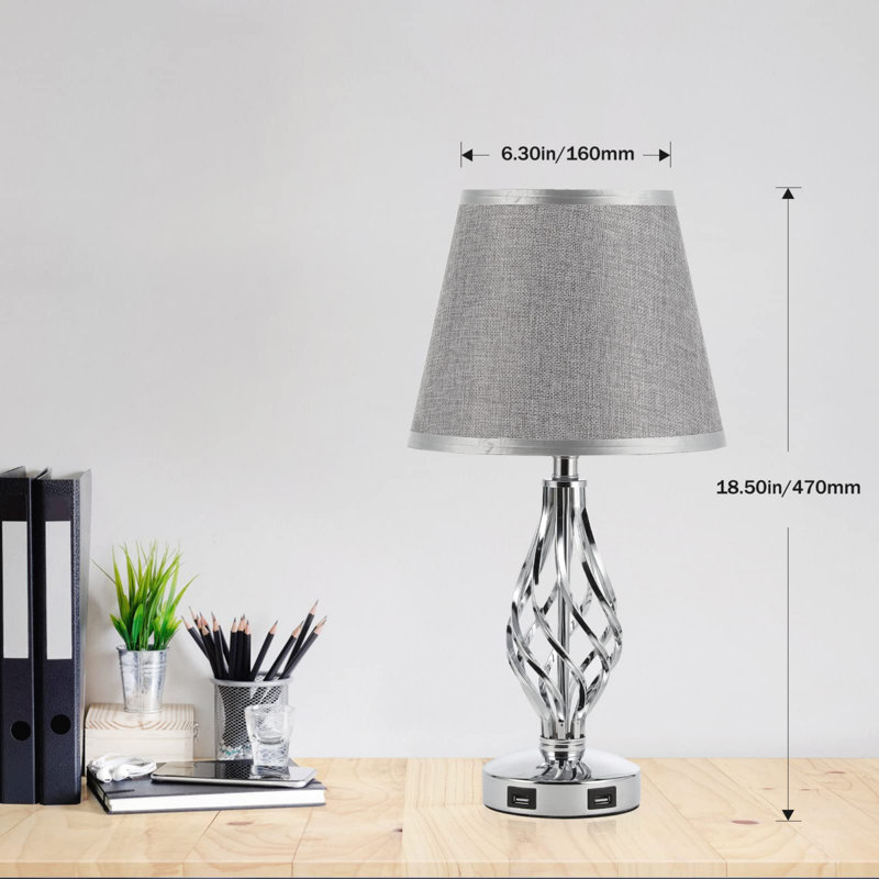 Ejlif Metal USB Table Lamp