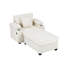 Chaise moderne surdimensionnée avec repose-pieds (chaise incluse seulement)-2052410356