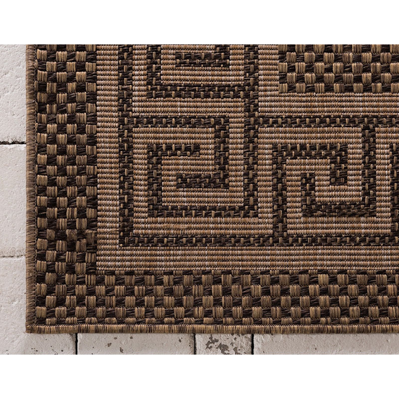 Outdoor Veranda Area Rug Tweed Color, Rectangle 2'2" x 3'