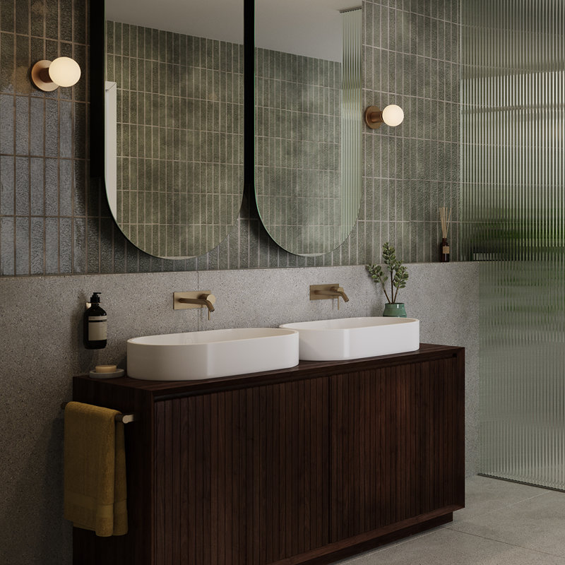 Lochan 1 - Light Flush Mounted Sconce, Brass