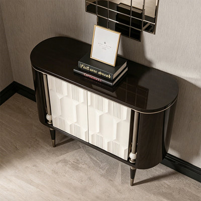 American-style minimalist luxury entrance cabinet