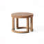 Table d'appoint de patio / d'extérieur en bois d'acacia, table d'appoint solide de 18 po pour patio / extérieur, piscine