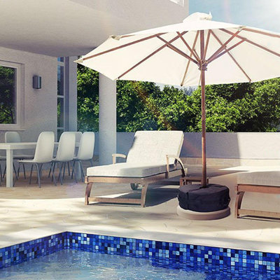 1pc Weatherproof Umbrella Base Weight Sand Bag For Outdoor Patio Umbrella Stand