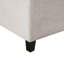 Banc de rangement supérieur en tissu naturel - Pieds en bois massif, fermeture en douceur, l 49 po x H 18,5 po avec pieds, hauteur 18,28 po-618176850