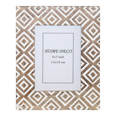 Brown Solid Wood Matte Picture Frame