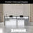 Modern Ergonomic Reception Desk With LED Lighting-415634728-434337744