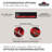 Napoleon Black Surface Wall Mounted Recessed Wall Mounted Electric Fireplace Insert with BTU 5000-96918958
