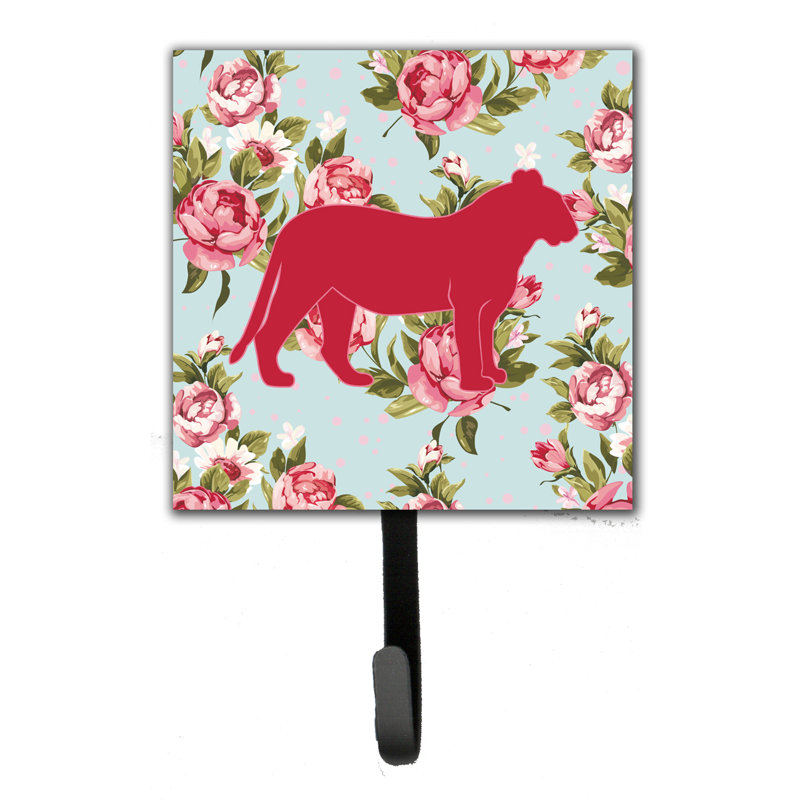 Porte-garde à roses et crochet mural tiger shabby