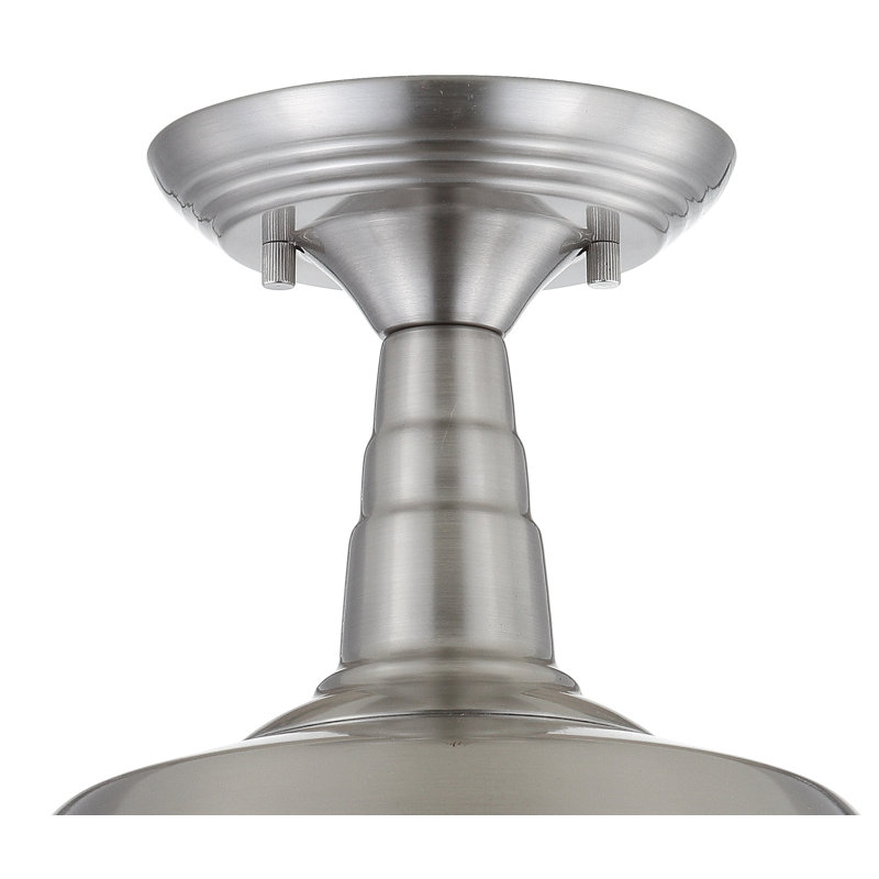 Saldana Semi Flush Mount, Brushed Nickel