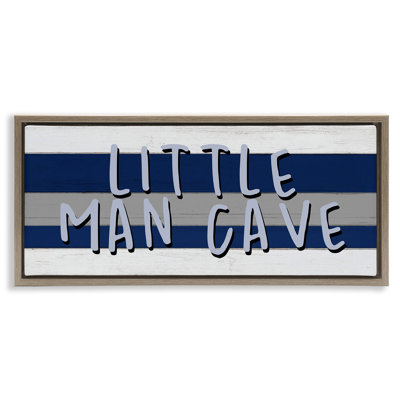 «Little Man Cave», art mural sur toile flottante par Kim Allen
