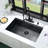 32" L X 19" W Undermount Kitchen Sink With Accessories, Workstation design