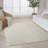 DKNY Pure Grids 3'9" x 5'9" Light Blue Contemporary Indoor Rug-124265842-124265840