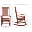 Chaise berçante en bois Smooth Comfort