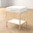 Elica End Table with Storage