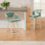 Tabouret de comptoir pivotant 25,78 po Tonnya-1133410747-1116411962