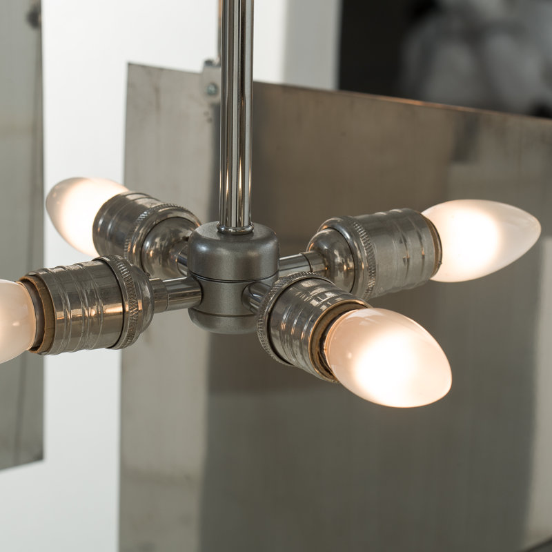 Oakland 4 - Light Chandelier, Stainless