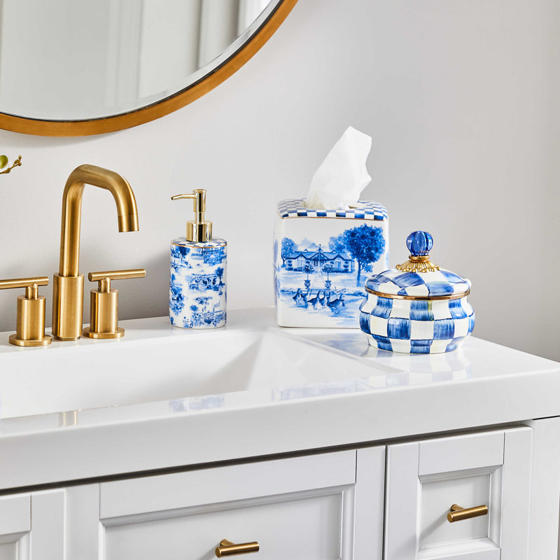 Royal Check® Squashed Pot