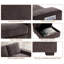 Canapé modulaire avec rangement pour sièges, canapé en chenille confortable pour le salon, le bureau, le siège profond, le chargement USB, avec housse amovible, gris clair, canapé simple-102673636