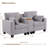 Modular Sofa With Storage, Cupholders, USB Port-1646242176