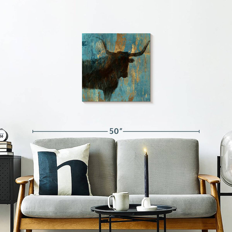 Brampt Bison I, 20" H x 20" W