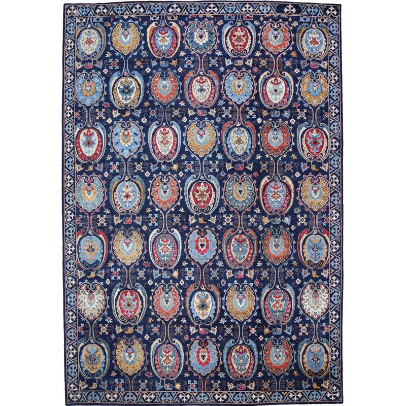 Aishini Oriental Hand Woven 302cm X 424cm Area Rug
