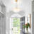 6-light Coastal Shell Tired Chandelier