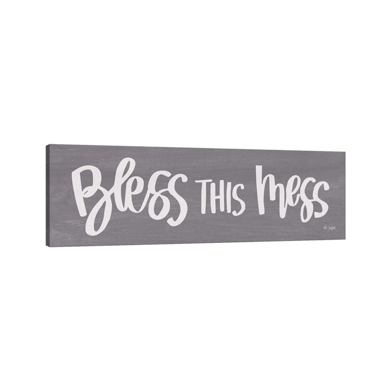 Bless This Mess by Jaxn Blvd. - Wrapped Canvas Panoramic Gallery-Wrapped Canvas Giclée