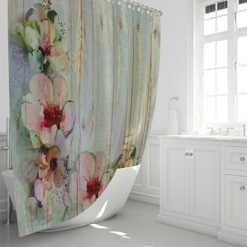 Rideau de douche simple Fayerweather, 70 po x 90 po