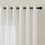 Polyester Semi Sheer Grommet / Eyelet Curtain Panel Pair-64128752