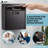 Medium Drop Box Wall Mounted Locking Mailbox With Key And Combination Lock-87104163-87104162