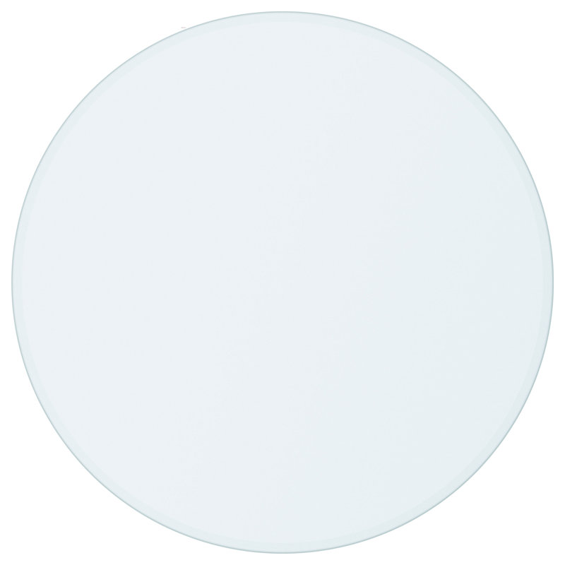 Coaster Furniture Round Clear Tempered Glass Top, 0.25" H x37.4" L x 37.4" W