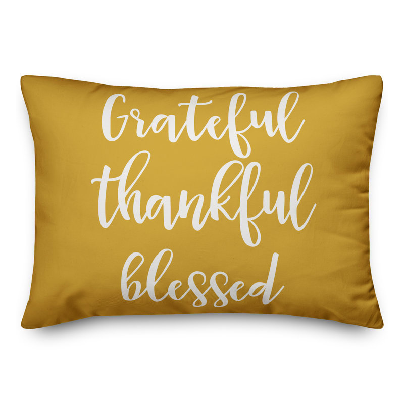 Reversible Throw Pillow, Mustard