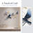 Gradient Spray-Painted Flying Birds Wall Decor, Hand-Forged Metal Art for Living Room, Bedroom, and Hallway