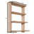Stud Shelving, 4 Shelves, Unfinished (24")-121473715