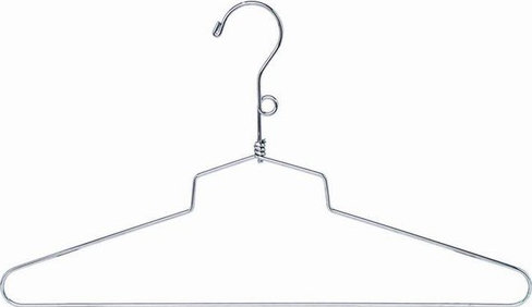 Cintre supérieur en métal pour costume / manteau, H 10 po x l 18 po